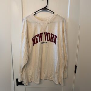 Aerie - Long Sleeve Top Cream